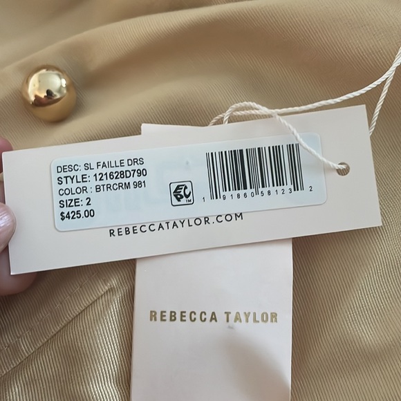 Rebecca Taylor Faille Dress, Size 2 - Picture 4 of 4